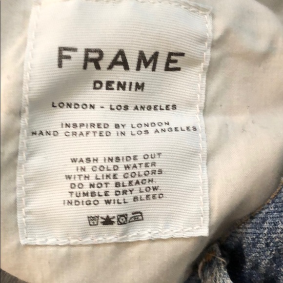Frame denim le original button fly jeans 27 - Picture 5 of 5